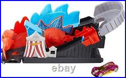 Hot Wheels Ultimate City Track Set Includes 4 Different Play Sets with Dinos