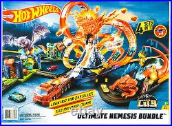 Hot Wheels Ultimate Nemesis Bundle 4 In 1 Track Sets Volcano Escape New Kids Toy