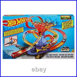 Hot Wheels Volcano Escape Playset Kids Track Play Set Free Shipping