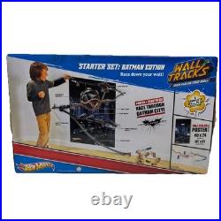 Hot Wheels Wall Tracks Starter Set Batman Dark Knight Edition Brand New Seale