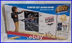 Hot Wheels Wall Tracks Starter Set Batman Edition Dark Knight New Damaged Box