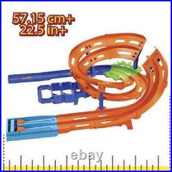 Hot Wheels Whip Around Raceway Track Set (HTK17) Scale 1/64 Cars