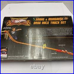 Hot wheels Snake And Mongoose Funny Car Drag Strip Demons Track Set SEALED