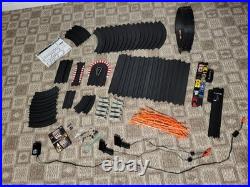 Huge Set Of AFX slot Cars Tracks Accessories (Modern)