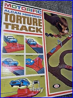 Ideal Motorific Alcan Highway Torture Track Set -Complete with Car/Bodies