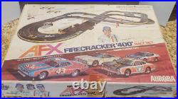 Incomplete VTG Aurora AFX Firecracker 400 Slot Car Racing Track Incomplete VTG Aurora AFX Firecracker 400 Slot Car Racing Track