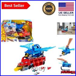 Interactive City Toy Car Track Set Large Dual Dragons & 2 Die-Cast Vehicles