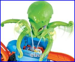 Interactive City Toy Car Track Set with Color Change Vehicle