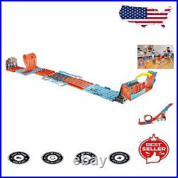 Interactive Toy Car Track Set 3 Racing Adventures & Portable Design for Kids