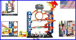 Interactive Toy Car Track Set Ultimate Garage with Cars and Dragon Adventure