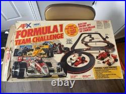 Irwin Afx Formula 1 Team Challenge Slot Car Track 1957 Thunderbird 1959 Corvette Irwin Afx Formula 1 Team Challenge Slot Car Track 1957 Thunderbird 1959 Corvette