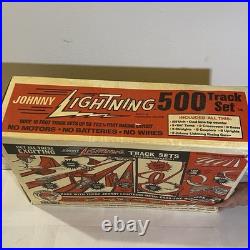 Johnny Lightning LM 500 Track Set with Box & Instructions Missing 1 Upright Cars Johnny Lightning LM 500 Track Set with Box & Instructions Missing 1 Upright Cars