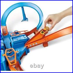 Juego De Pista Entre Cruzadas Y Choques Hot Wheels Criss Cross Crash Track Set