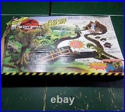 Jurassic Park Slot Car Race Set The Lost World with Cars Complete Tested WORKS