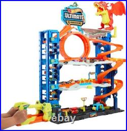 Kids' City Ultimate Garage Set Race, Stunt & Battle with a Car-Eating Dragon