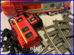 LEGO 10020 Santa Fe Super Chief Train Engine Car #27 Track & Caboose 10014 Lot