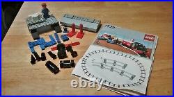 LEGO TRAIN SET 7722 electric locomotive cargo freight cars track rail minifigure