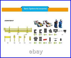 LOVECOM Race Car Track Set for Kids with 2 Slot Cars 143 Scale & Controllers F1