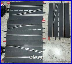 Large Lot 81 Piece Carrera Digital 124 132 Slot Car Track Set 1/24 1/32