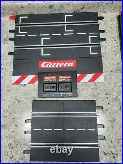 Large Lot 81 Piece Carrera Digital 124 132 Slot Car Track Set 1/24 1/32