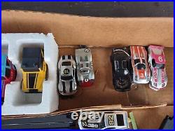 Large Lot Of Tyco Cars &Snake Track Set Parts