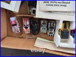 Large Lot Of Tyco Cars &Snake Track Set Parts