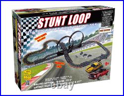 Large Slot Car Racing Track Set Stunt Loop Electric Road Racing Mustang Cars