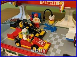 Lego Victory Lap Raceway 6395 vintage track race city town car racecar shell gas
