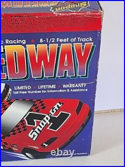 Life-Like 9602 Snap-On Racing SpeedWay HO Slot Car Racing Track Set NEW