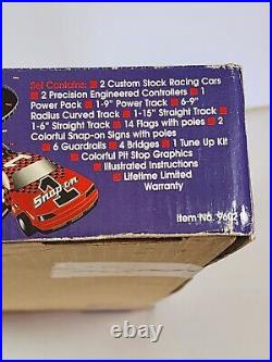 Life-Like 9602 Snap-On Racing SpeedWay HO Slot Car Racing Track Set NEW