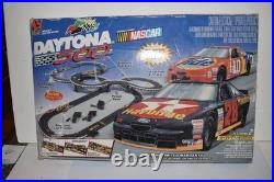 Life-Like Racing Daytona 500 HO Slot Car Set 23' Race Track 2 CARS- NEW (JGL70)