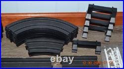 Lifelike Midnight Stunt Racers Glow-in-the-Dark HO Slot Car Race Track Set