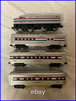 Lionel Amtrak Diesel Engine Passenger Car Set 6-11748! New No Transformer Track