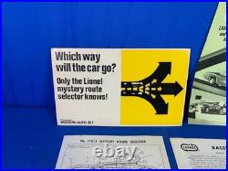 Lionel Raceway Ho Slot Car Racing 3 Way 3w Switch Track Set Instructions Display