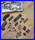 MARCHON-RACING-MR1-SLOT-CAR-SET-HO-Track-Pieces-Controllers-Railing-Etc-01-vykc