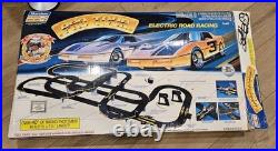 MARCHON RACING MR1 SLOT CAR SET HO. Track Pieces, Controllers, Railing, Etc