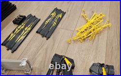 MARCHON RACING MR1 SLOT CAR SET HO. Track Pieces, Controllers, Railing, Etc