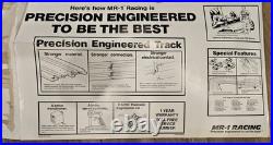 MARCHON RACING MR1 SLOT CAR SET HO. Track Pieces, Controllers, Railing, Etc