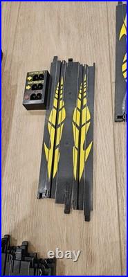 MARCHON RACING MR1 SLOT CAR SET HO. Track Pieces, Controllers, Railing, Etc MARCHON RACING MR1 SLOT CAR SET HO. Track Pieces, Controllers, Railing, Etc