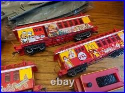 MCDONALD'S Hawthorne Village Bachmann Train Set VTG Caboose Car Engine Track