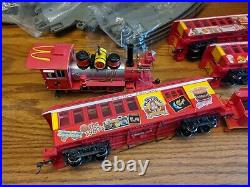 MCDONALD'S Hawthorne Village Bachmann Train Set VTG Caboose Car Engine Track