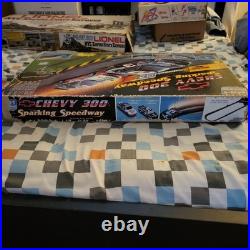 MR-1 Chevy 300 Sparking Speedway Electric Roadrace Car Track Set NOS SEALED