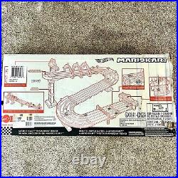 Mario Kart Rainbow Road Raceway 8-Foot Track Set Hot Wheels NEW DAMAGED BOX