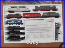 Marklin HO #00805 Freight Set Electric Loco, 5 Cars & Track Boxed Old Stock