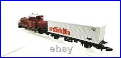 Marklin Z 8174 Battery Starter set with 8864 loco & 8617 container car (tested)