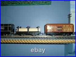 Marx Tin Train 1940 Marlines Set & Box High Collector Grade Condition Truck Car