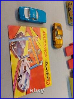 Matchbox Superfast Sf-4 Double Loop Track Race set Complete With Rare Cars