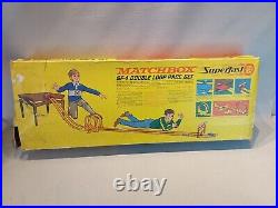 Matchbox Superfast Sf-4 Double Loop Track Race set Complete With Rare Cars