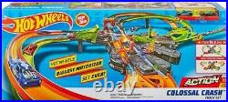Mattel Hot Wheels Action Set Colossal Crash Track Set New Toy Toy Car, To