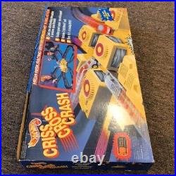 Mattel Hot Wheels Criss Cross Crash Track Set Vintage 1992 SEALED CARS RARE. NOB